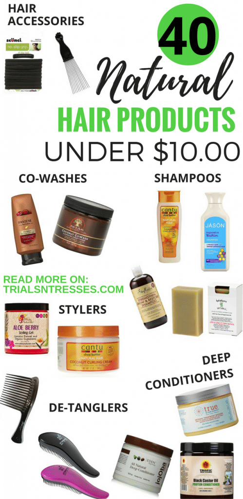 natural hair products under 10 dollars