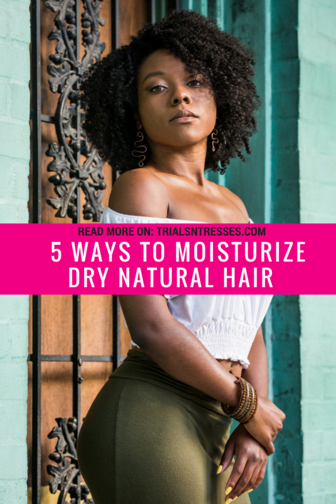 moisturize dry natural hair 