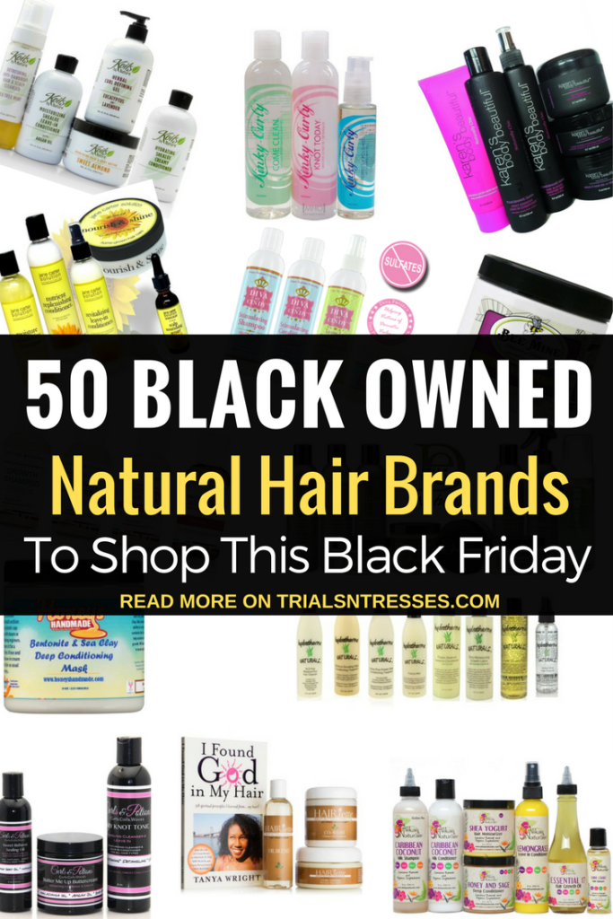 Black Owned Natural Hair Product Lines