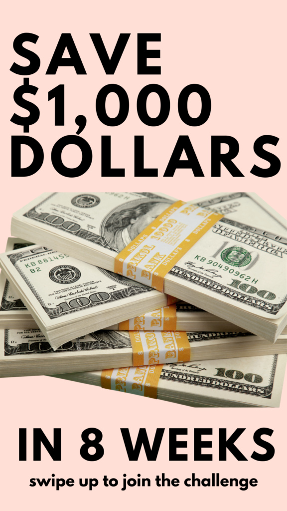 money saving challenge